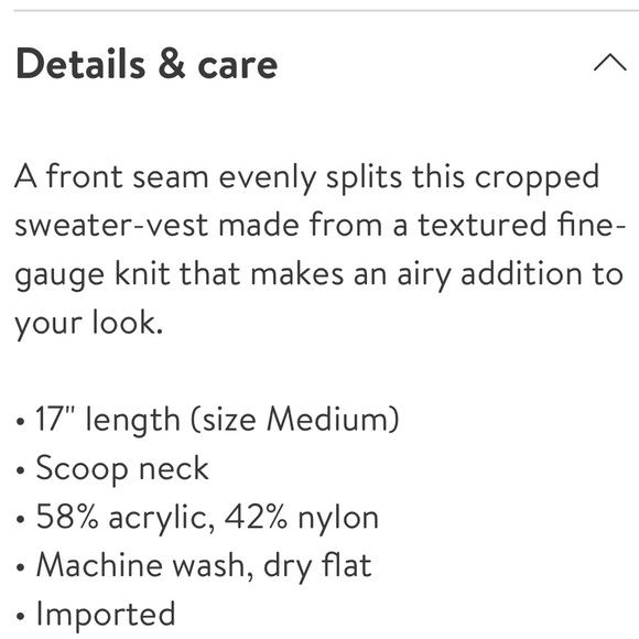 BDG ✨ URBAN OUTFITTERS KNIT SWEATER TANK TOP NWT - Picture 7 of 13